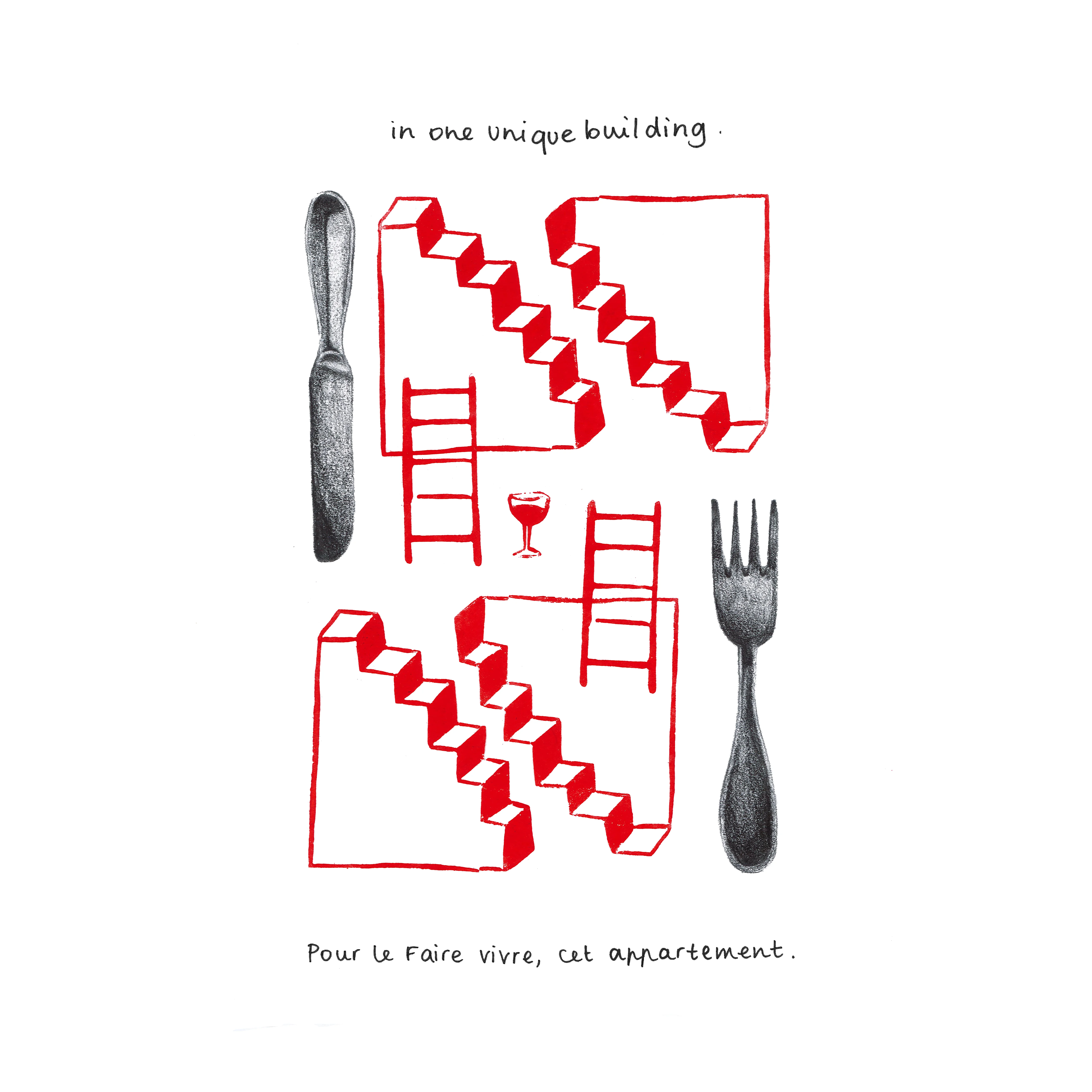 recevoir beaucoup de gens pour faire vivre l appartement